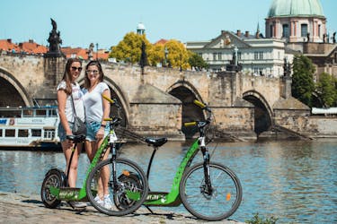7 best sites in Prague in 1 hour e-scooter HUGO bike tour